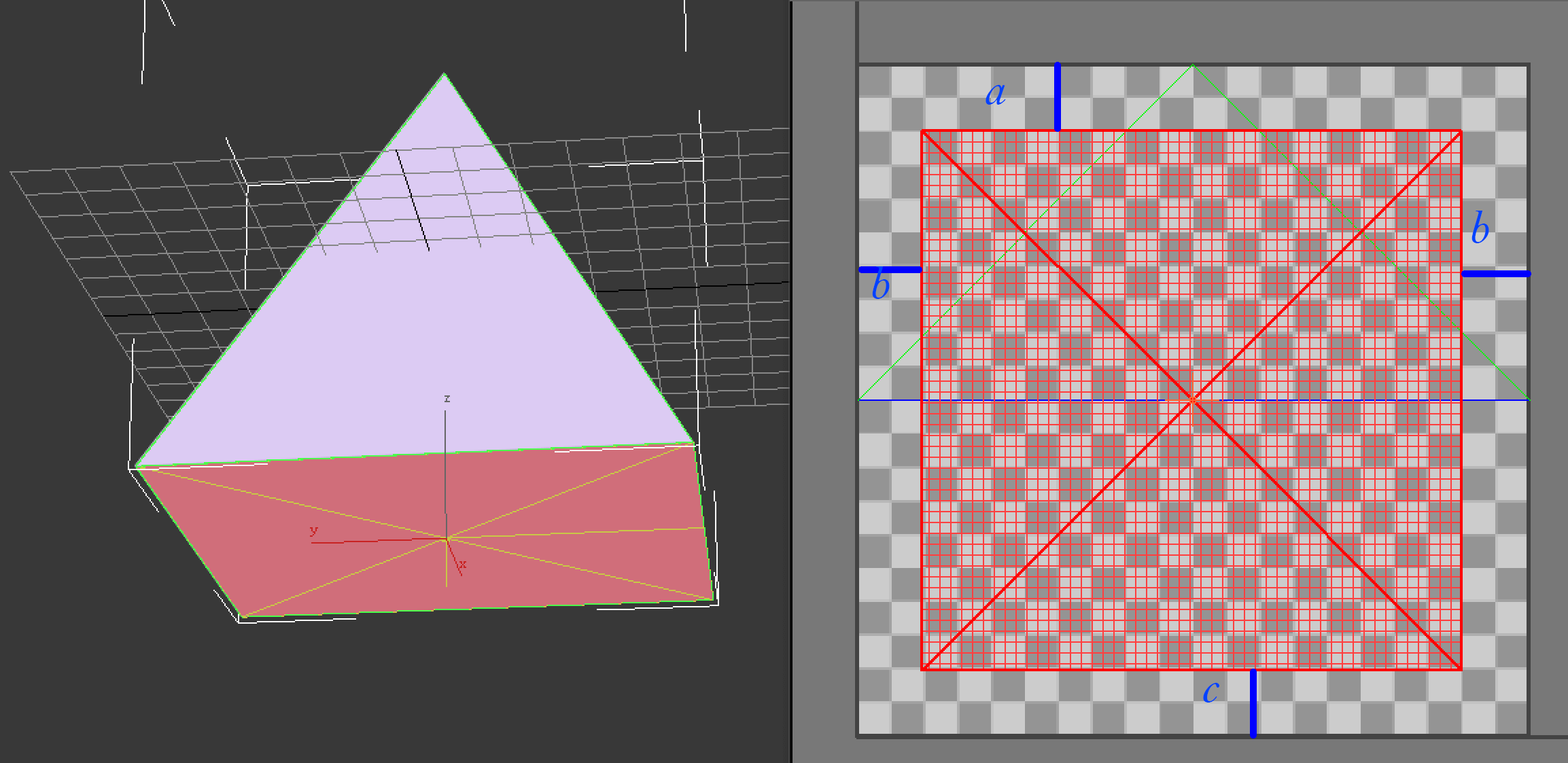 rect uv layout